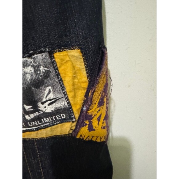 BISOU BISOU MICHELLE BOHBOT SPECIAL EDITION DENIM NATTY REBEL SKIRT size 2 - Picture 8 of 10